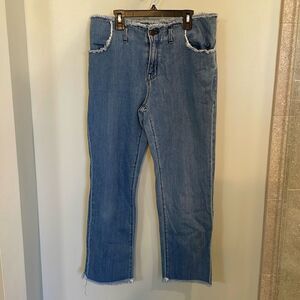 Parker Smith Raw Hem and Waist Jeans